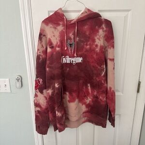 Civil Regime Men's Red Tie-Dye Hoodie